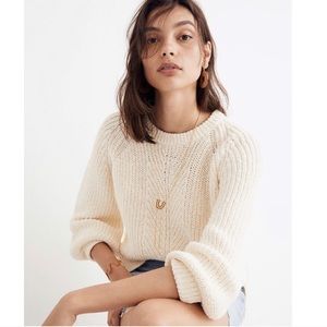 Madewell Balloon Sleeve Sweater
